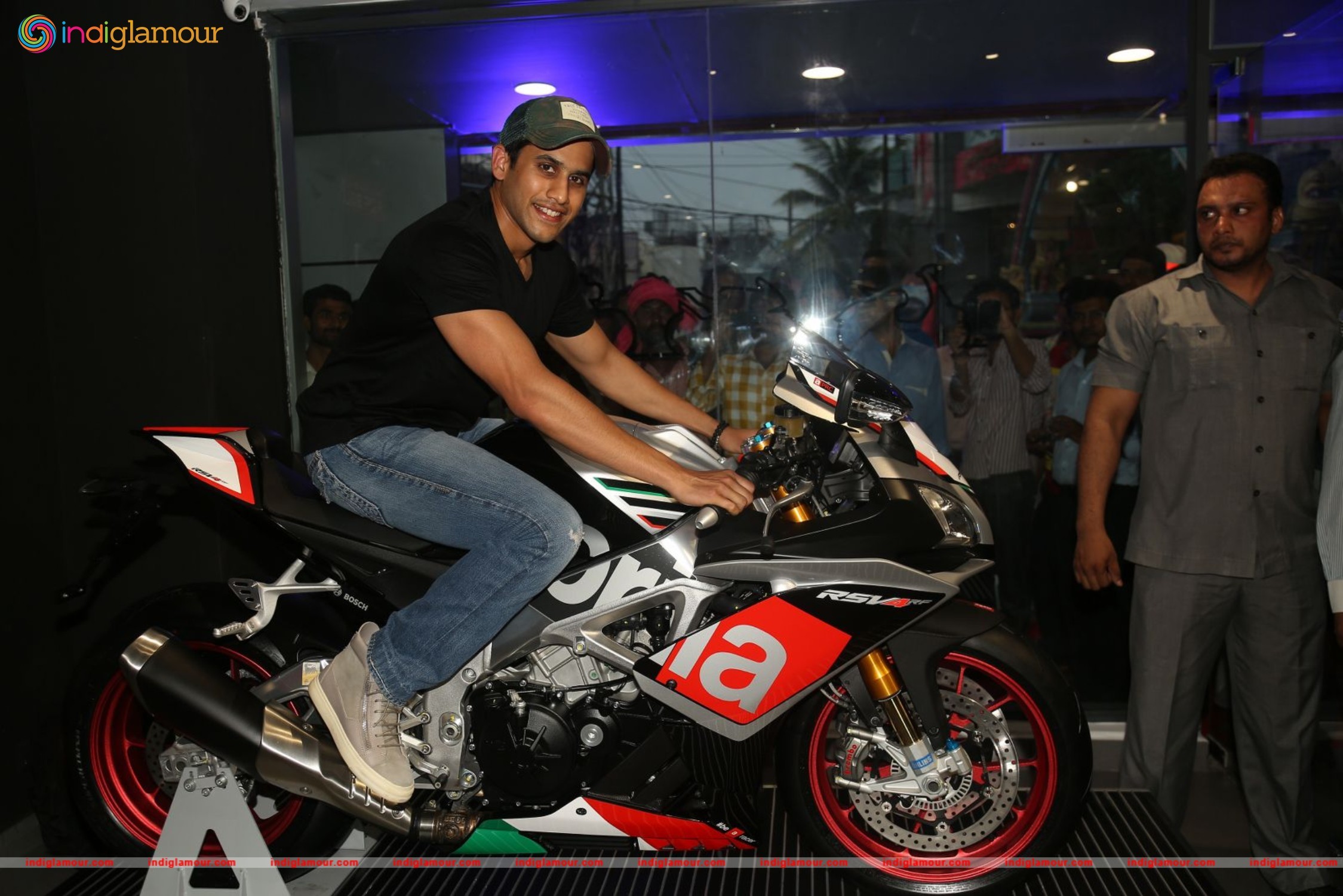 Naga Chaitanya Launches Piaggio Showroom Event hd photo