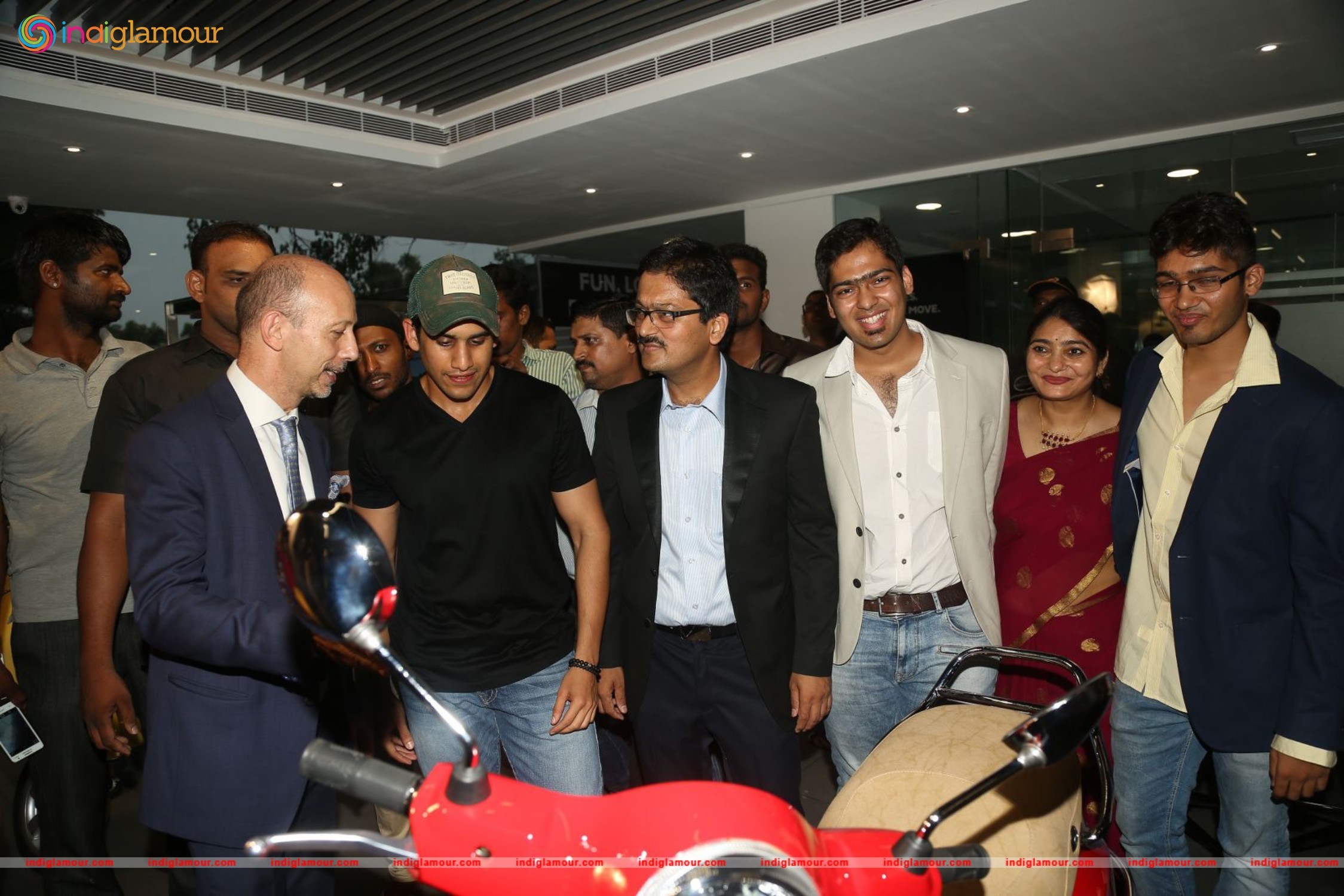 Naga Chaitanya Launches Piaggio Showroom Event hd photo