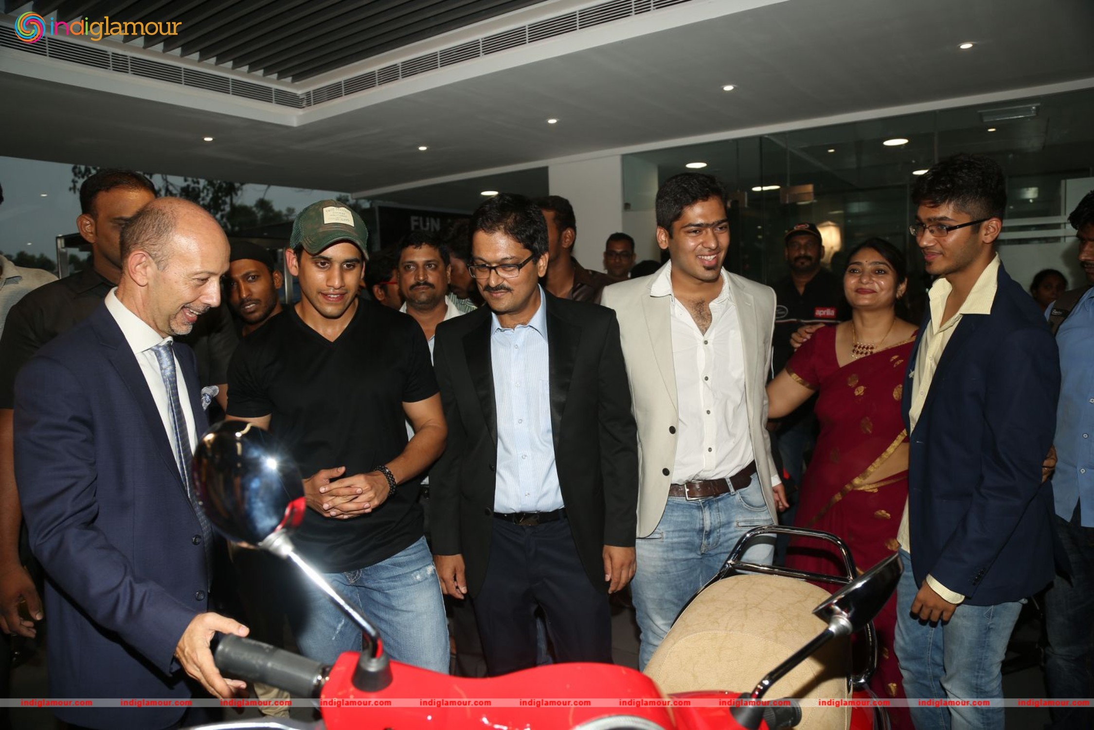 Naga Chaitanya Launches Piaggio Showroom Event hd photo