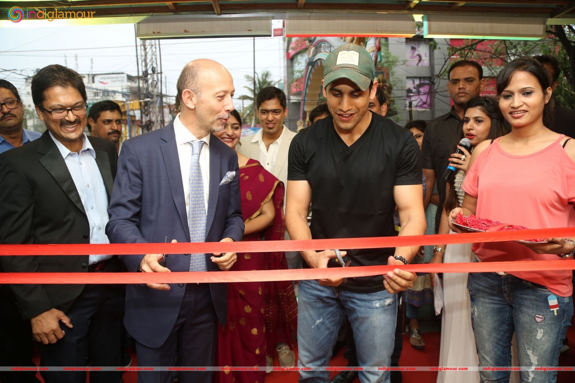 Naga Chaitanya Launches Piaggio Showroom Event hd photo