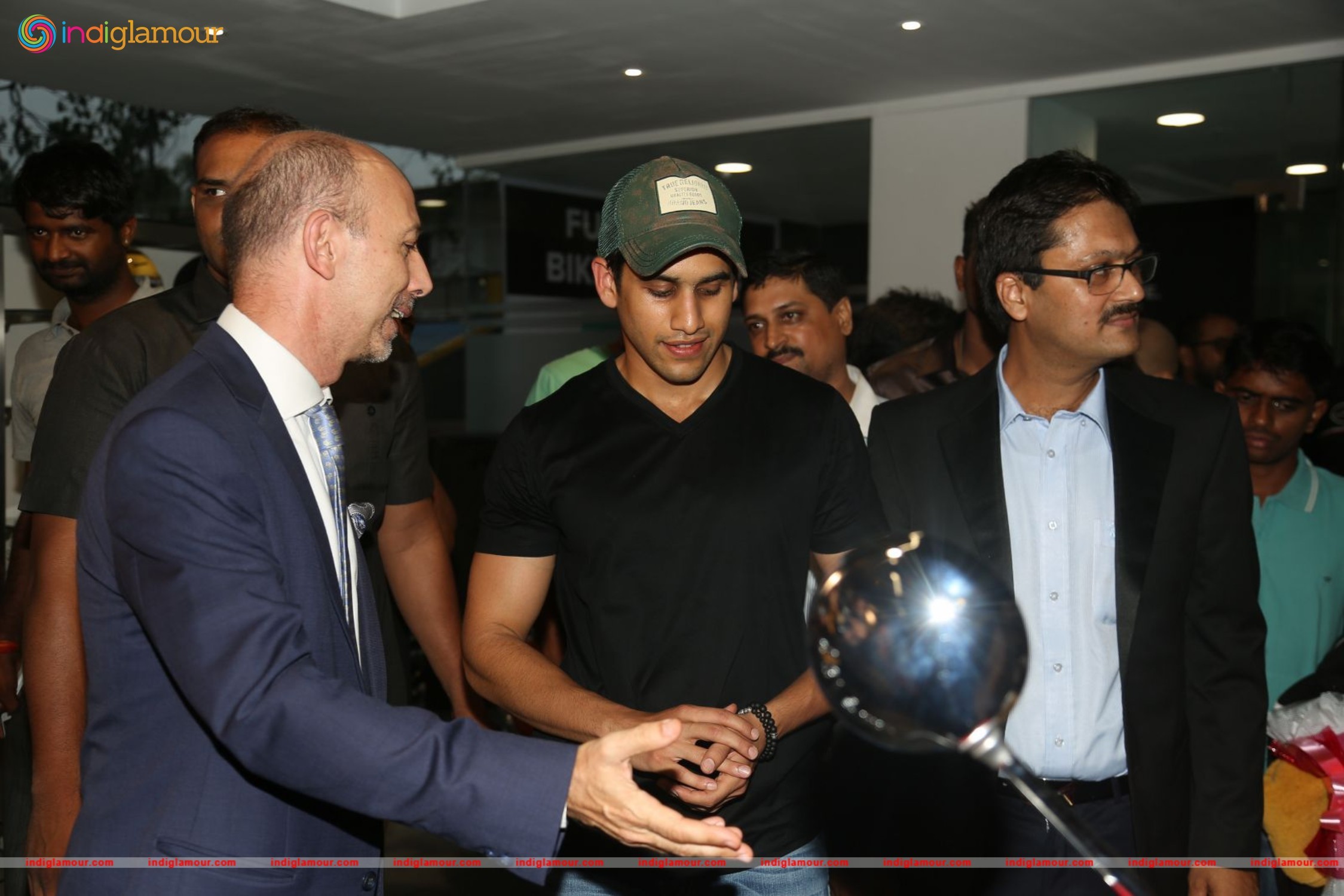 Naga Chaitanya Launches Piaggio Showroom Event hd photo