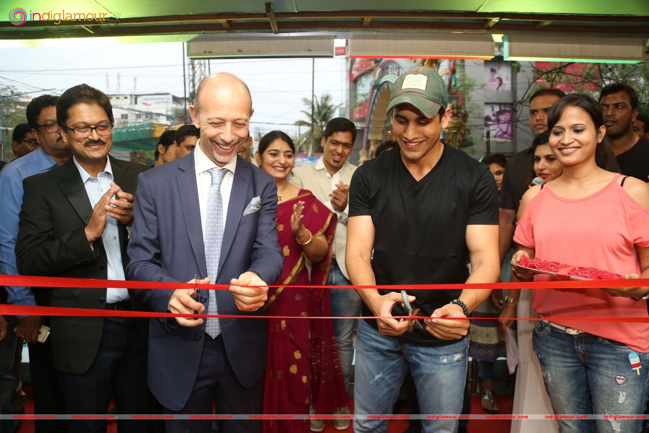 Naga Chaitanya Launches Piaggio Showroom Event hd photo