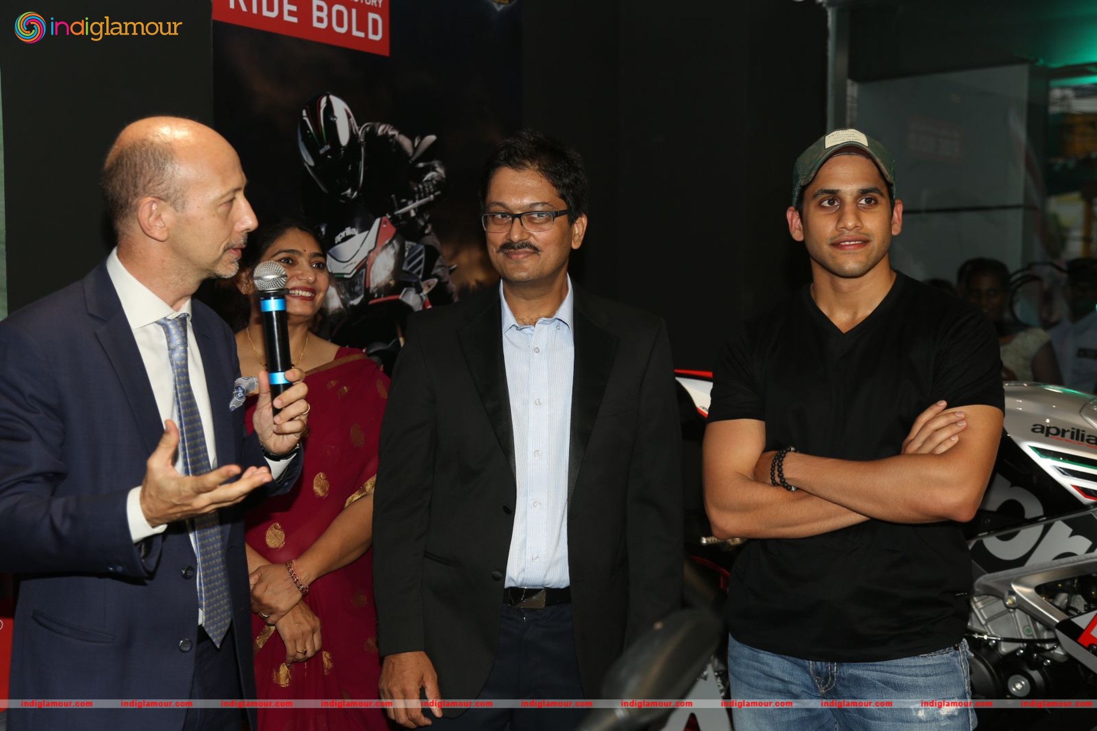 Naga Chaitanya Launches Piaggio Showroom Event hd photo
