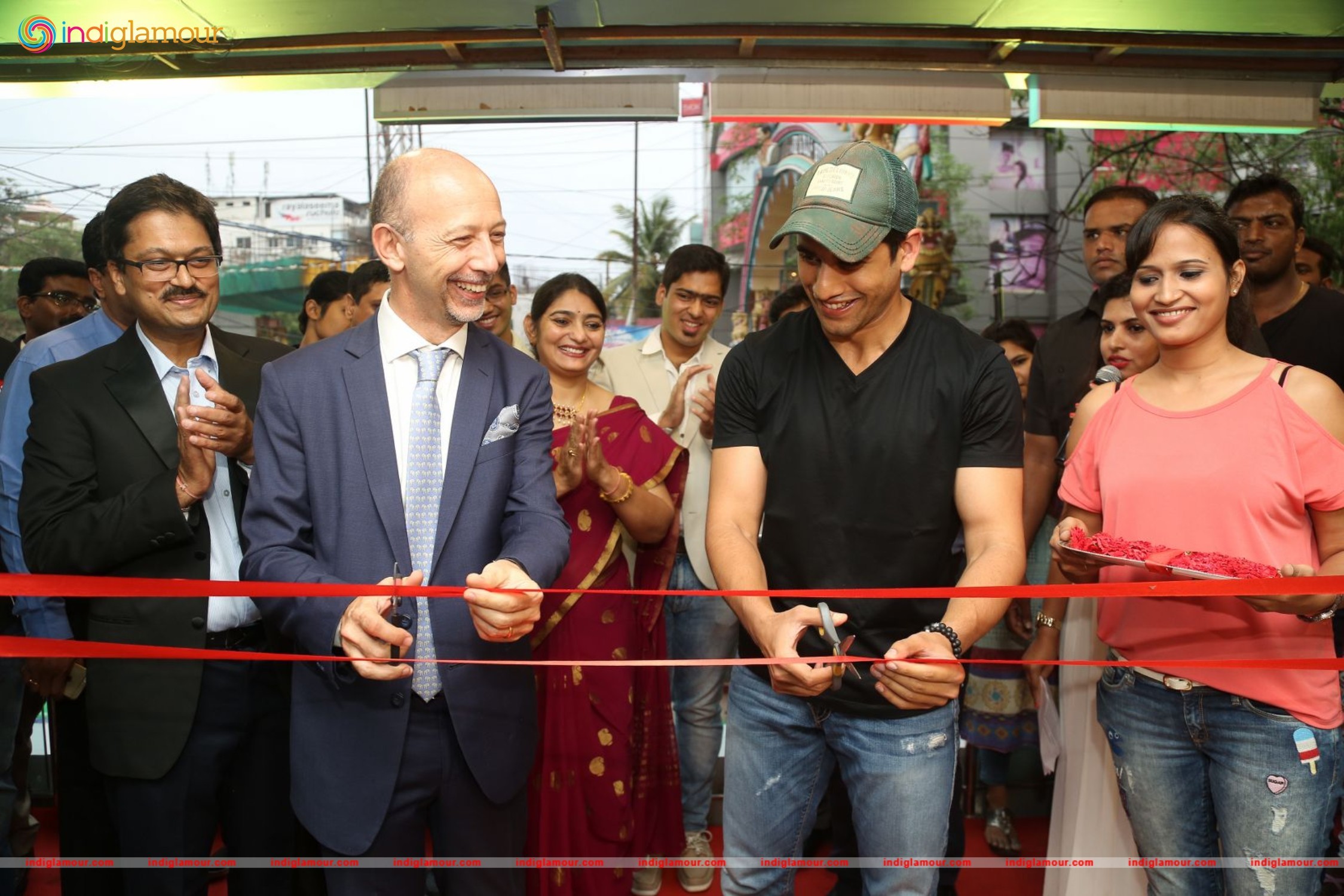 Naga Chaitanya Launches Piaggio Showroom Event hd photo