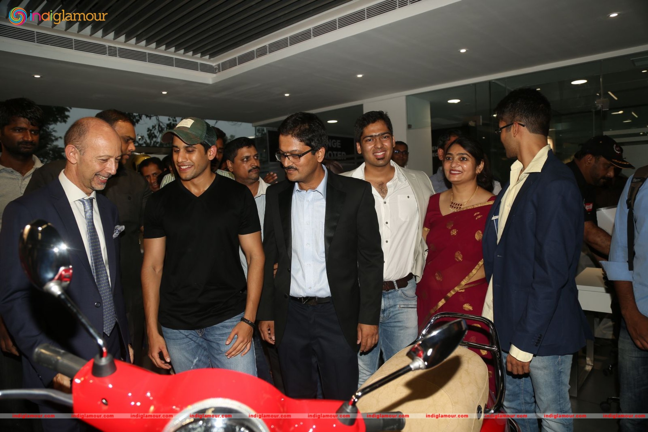 Naga Chaitanya Launches Piaggio Showroom Event hd photo