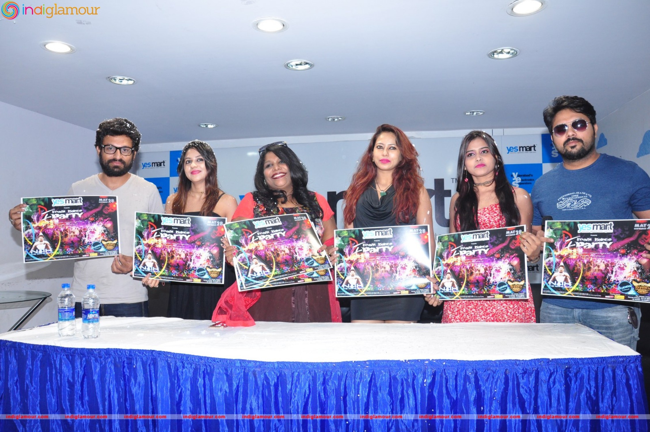 Yes Mart DJ Foam Dance Party Poster Launch Event hd photo