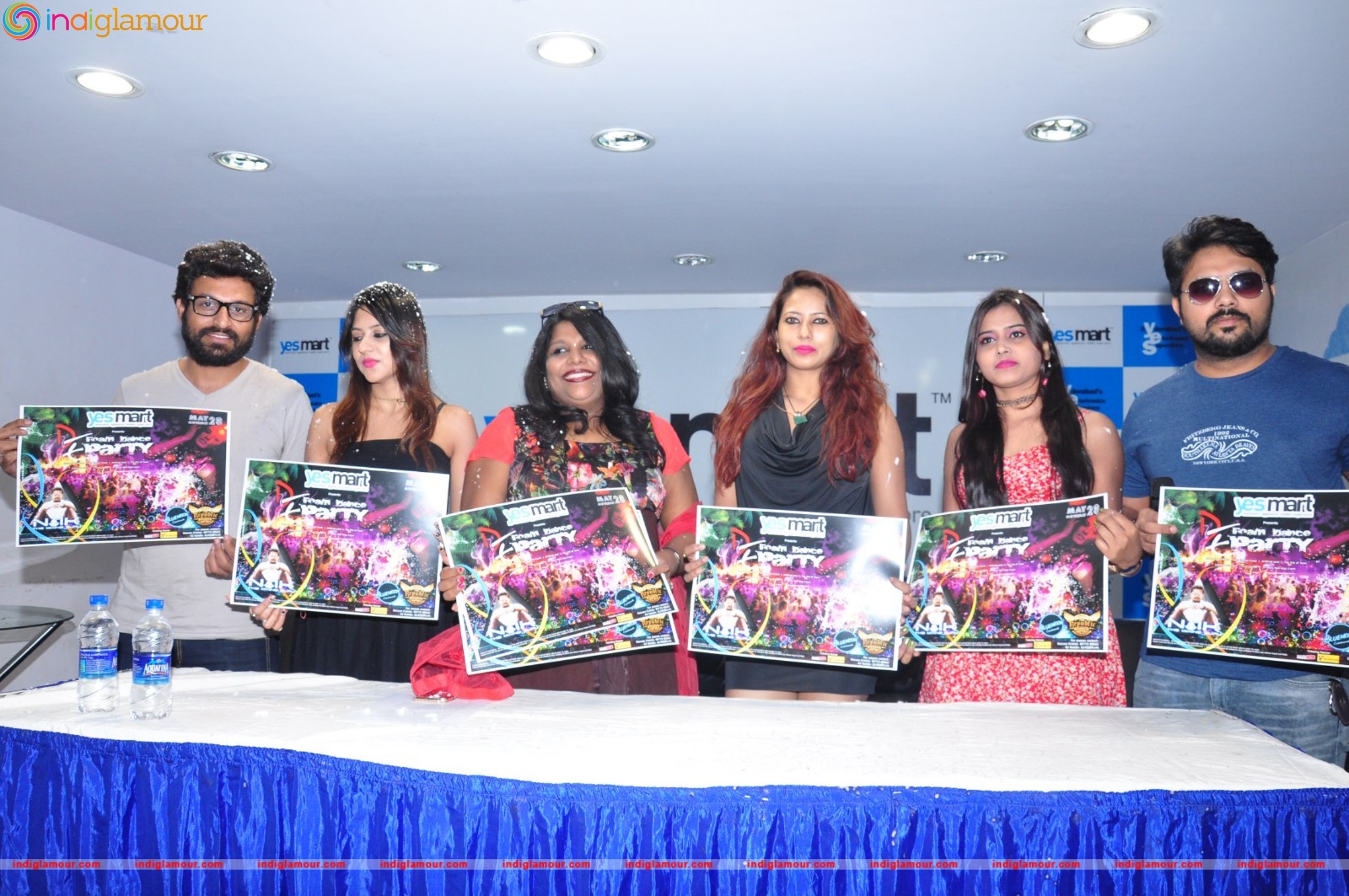 Yes Mart DJ Foam Dance Party Poster Launch Event hd photo
