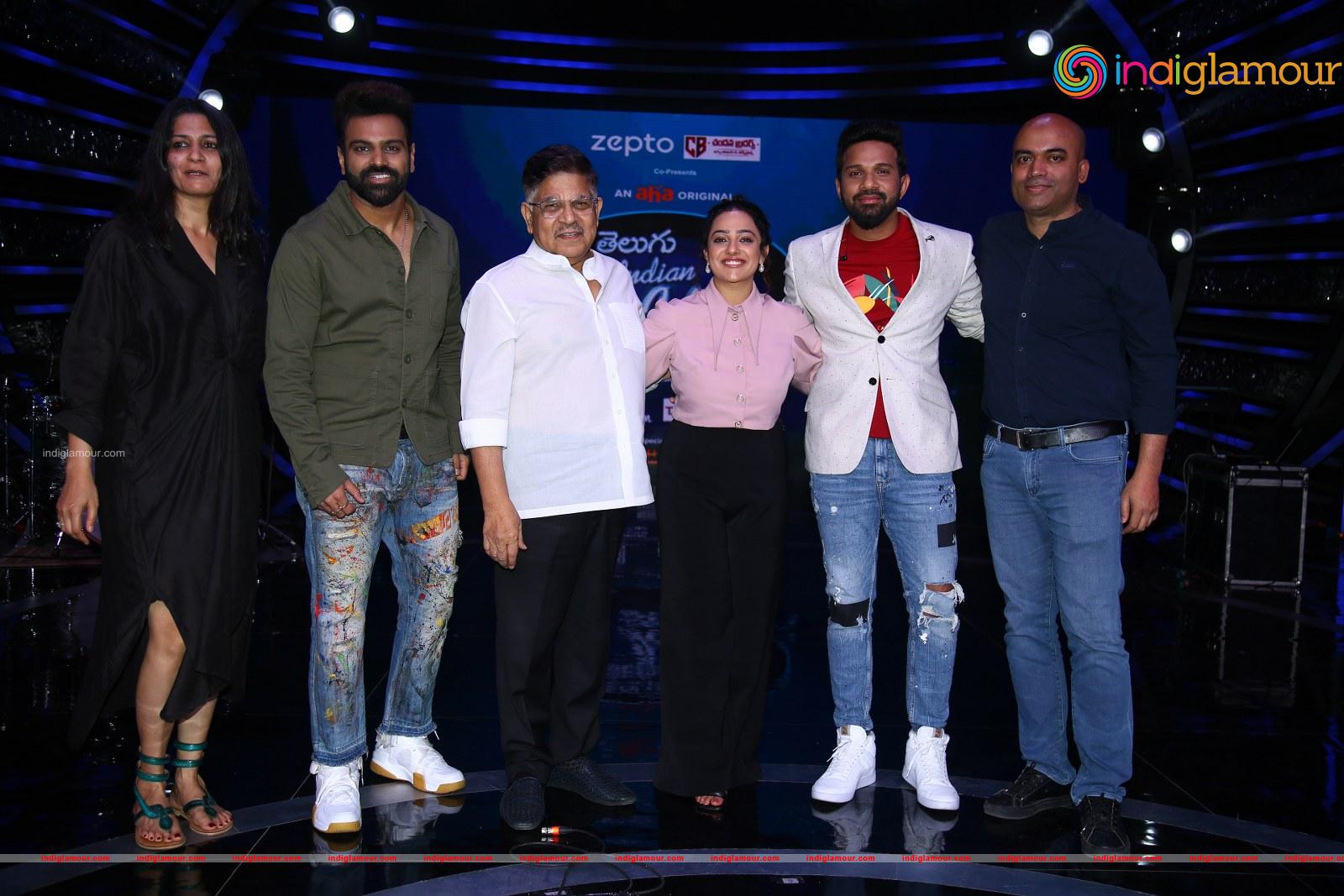 Aha Telugu Indian Idiol Press Meet Event hd photo