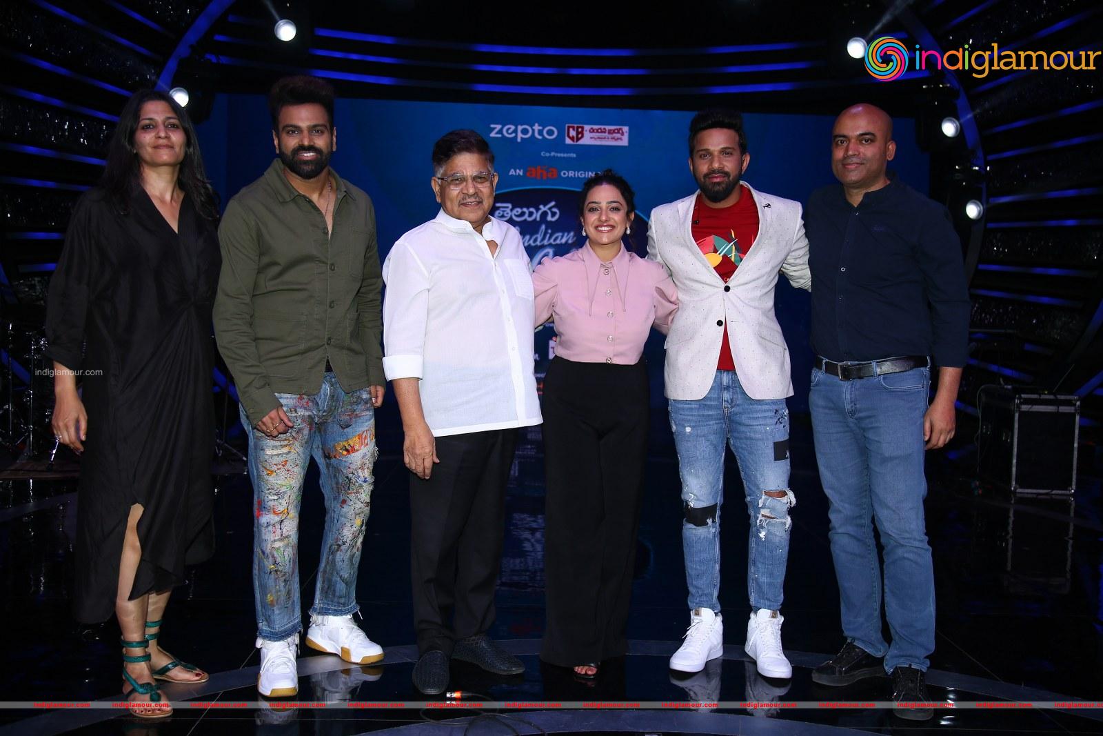 Aha Telugu Indian Idiol Press Meet Event hd photo