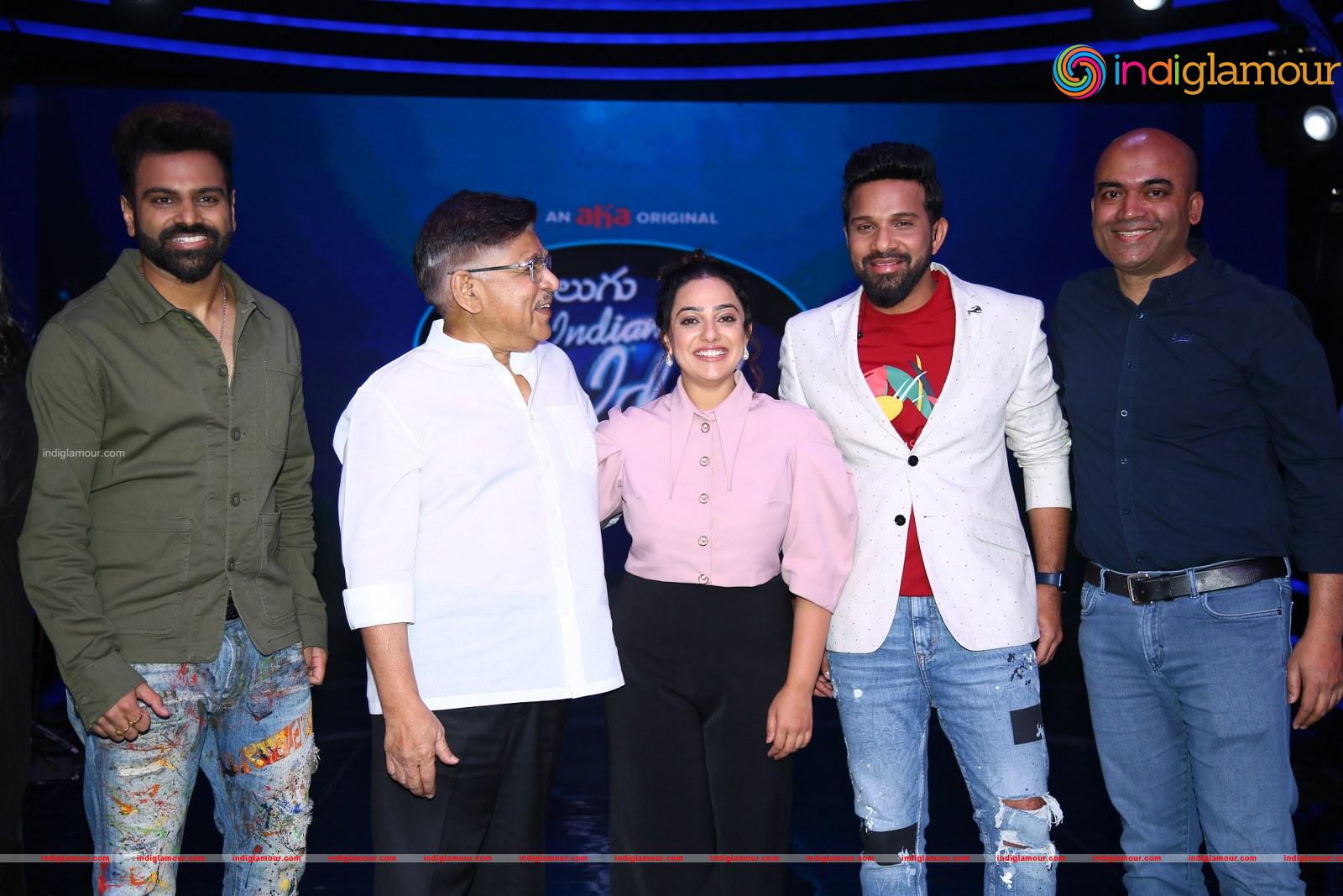 Aha Telugu Indian Idiol Press Meet Event hd photo