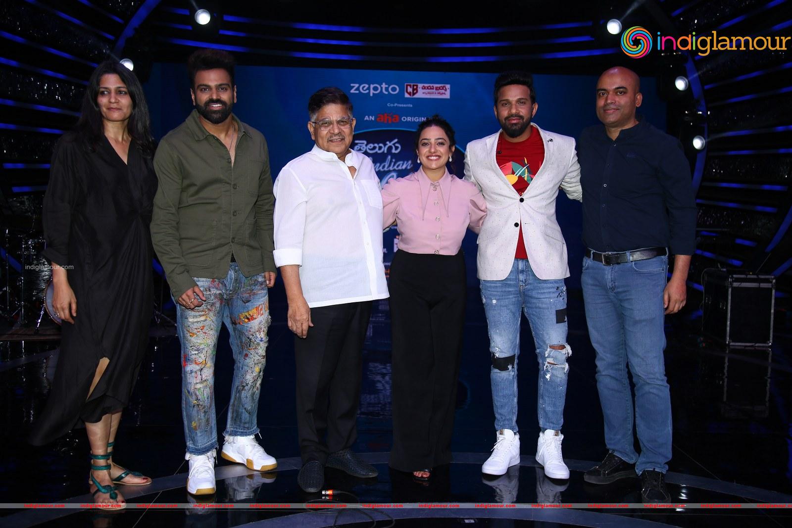 Aha Telugu Indian Idiol Press Meet Event hd photo