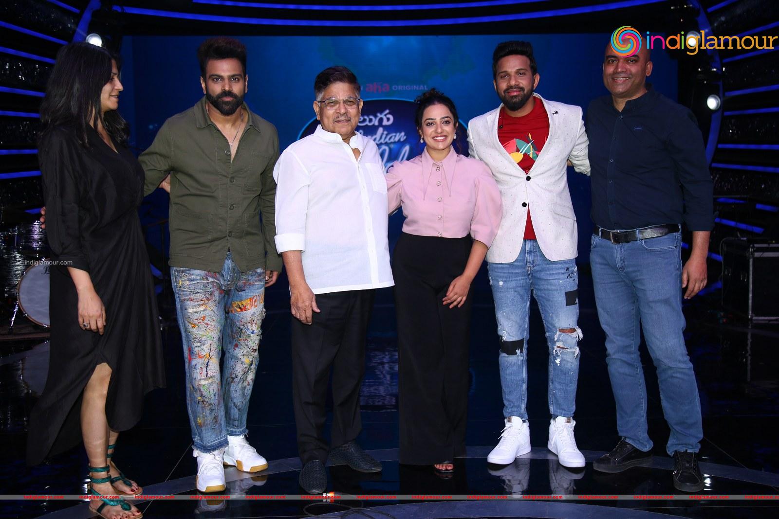 Aha Telugu Indian Idiol Press Meet Event hd photo