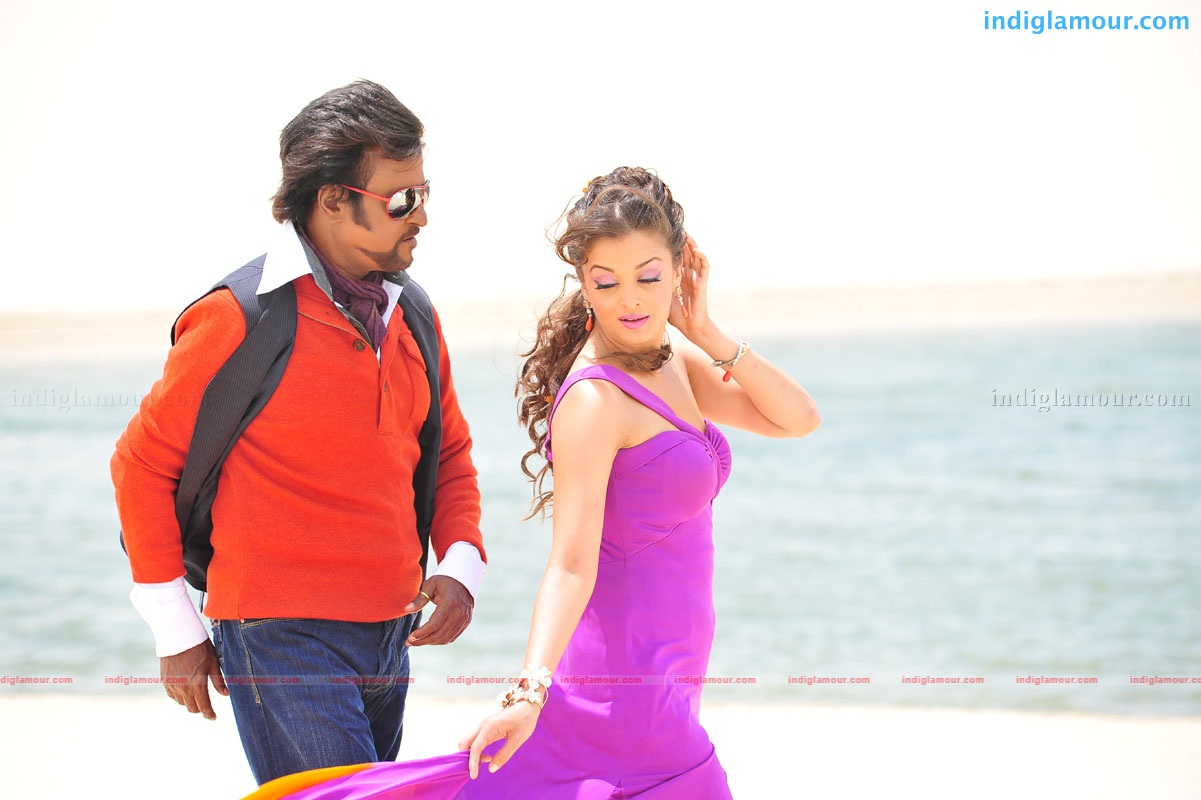 Enthiran staring Rajnikanth,Aishwarya Rai Movie hd photo