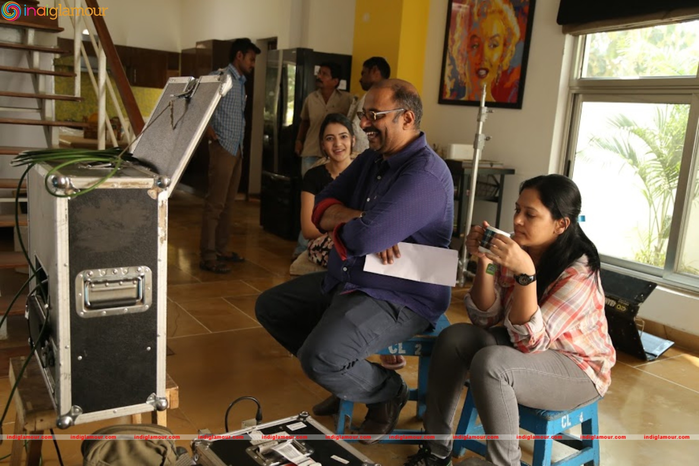 Show Time Movie Working Stills Movie hd photo
