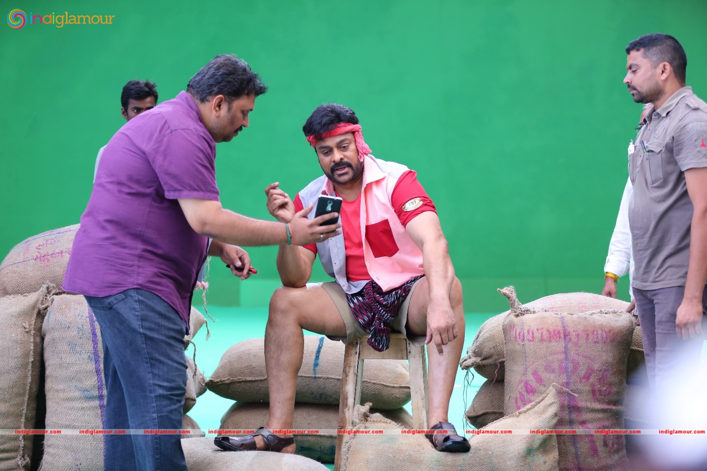 Chiranjeevi 150th Film Photos and Working Stills Movie hd photo